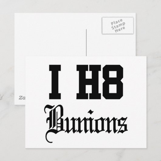 bunions briefkaart (Voorkant / Achterkant)