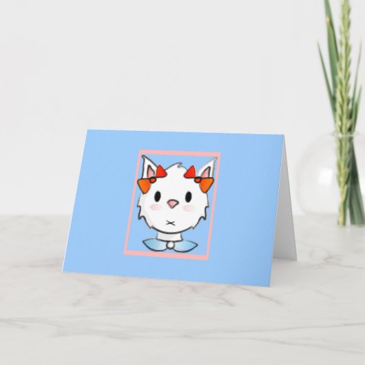 Bunita Bunny's Pasen Fotokaart Feestdagen Kaart (Voorkant)