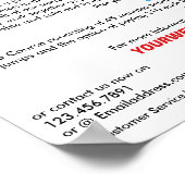 Bunjee Cartoon - Bungee Jumping Course Adverteren Poster (Hoek)