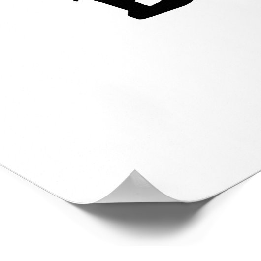 Bunjour Grappige Franse Burger Brood PUn Poster (Hoek)