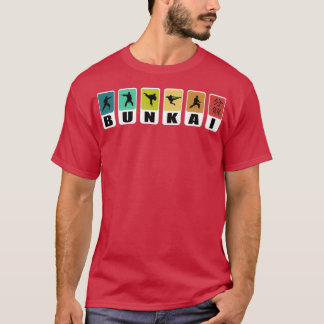 Bunkai De analyse en sectie van Karate Katas T-shirt