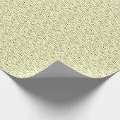 Bunken van Bunnies op geel - naadloos patroon. Cadeaupapier (Hoek)