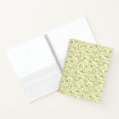 Bunken van Bunnies op geel - naadloos patroon. Notitieboek (Binnen)
