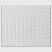 Bunken van Bunnies op wit - naadloos patroon. Cadeaupapier (Vlak)