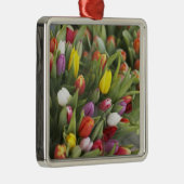 Bunken van kleurrijke tulpen metalen ornament (Rechts)