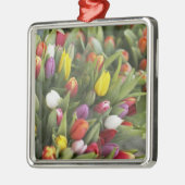 Bunken van kleurrijke tulpen metalen ornament (Links)