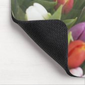 Bunken van kleurrijke tulpen muismat (Hoek)