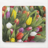 Bunken van kleurrijke tulpen muismat (Voorkant)