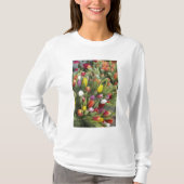 Bunken van kleurrijke tulpen t-shirt (Voorkant)