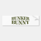 BUNKER BUNNY BUMPERSTICKER (Voorkant)
