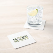 BUNKER BUNNY CAMO/CAMOUFLAGE KARTONNEN ONDERZETTERS (Insitu)