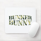 BUNKER BUNNY CAMO/CAMOUFLAGE MUISMAT (Met muis)