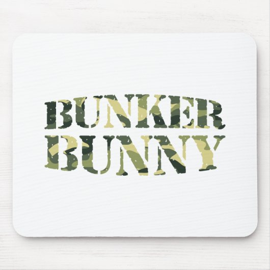 BUNKER BUNNY CAMO/CAMOUFLAGE MUISMAT (Voorkant)