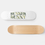 BUNKER BUNNY CAMO/CAMOUFLAGE PERSOONLIJK SKATEBOARD (Horizontaal)