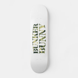 BUNKER BUNNY CAMO/CAMOUFLAGE PERSOONLIJK SKATEBOARD