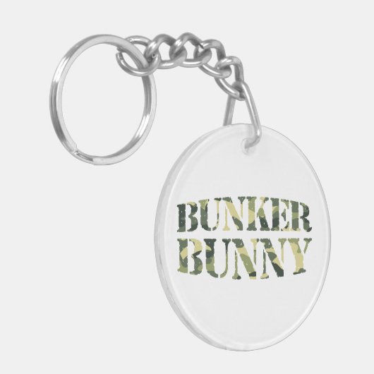 BUNKER BUNNY CAMO/CAMOUFLAGE SLEUTELHANGER (Voorkant Links)