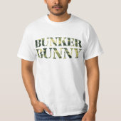 BUNKER BUNNY CAMO/CAMOUFLAGE T-SHIRT (Voorkant)