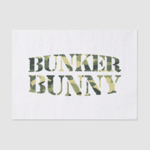 BUNKER BUNNY CAMO/CAMOUFLAGE TISSUEPAPIER