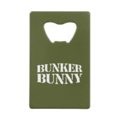 BUNKER BUNNY CREDITKAART FLESSENOPENER (Voorkant)