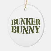 BUNKER BUNNY KERAMISCH ORNAMENT (Links)