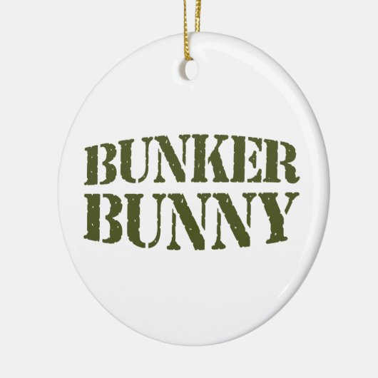 BUNKER BUNNY KERAMISCH ORNAMENT (Links)