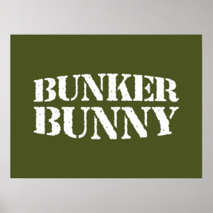 BUNKER BUNNY POSTER