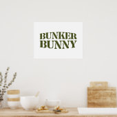 BUNKER BUNNY POSTER (Keuken)