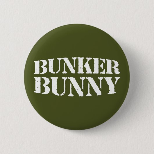 BUNKER BUNNY RONDE BUTTON 5,7 CM (Voorkant)