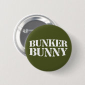 BUNKER BUNNY RONDE BUTTON 5,7 CM (Voorkant /achterkant)