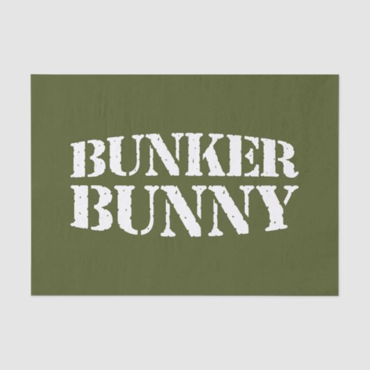 BUNKER BUNNY TISSUEPAPIER (Voorkant)