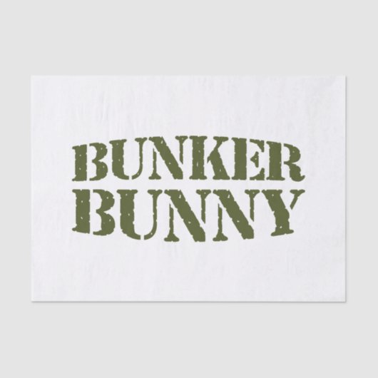 BUNKER BUNNY TISSUEPAPIER (Voorkant)