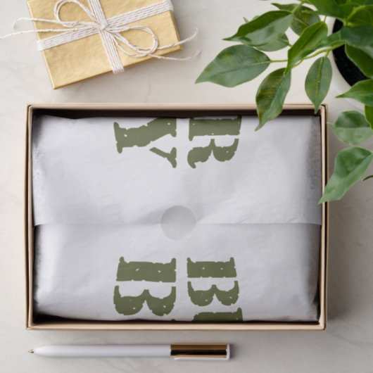 BUNKER BUNNY TISSUEPAPIER (Geschenk)