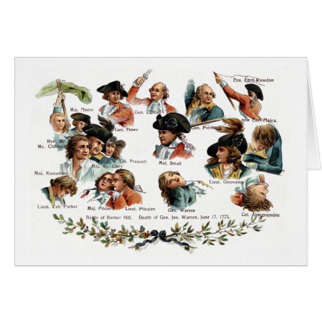 Bunker Hill Battle Portraits (Voorkant Horizontaal)