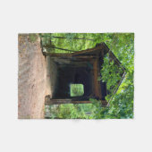 Bunker Hill Covered Bridge Fleece Deken (Voorkant (Horizontaal))
