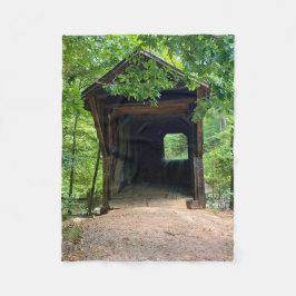 Bunker Hill Covered Bridge Fleece Deken