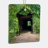 Bunker Hill Covered Bridge Keramisch Ornament (Rechts)