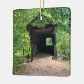 Bunker Hill Covered Bridge Keramisch Ornament (Links)