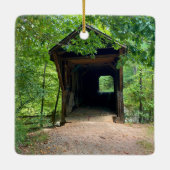 Bunker Hill Covered Bridge Keramisch Ornament (Achterkant)