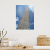 Bunker Hill Monument in Boston Poster (Keuken)