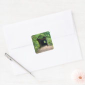 Bunker Hill Overdekte Brug Vierkante Sticker (Envelop)