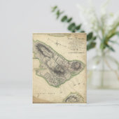 Bunker Hill Revolutionary War Map (17 juni 1775) Briefkaart (Staand voorkant)