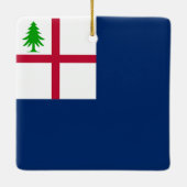 Bunker Hill-vlag Keramisch Ornament (Achterkant)