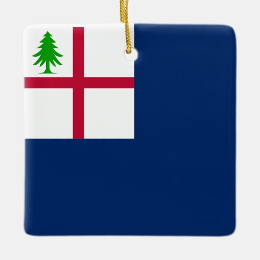 Bunker Hill-vlag Keramisch Ornament (Voorkant)