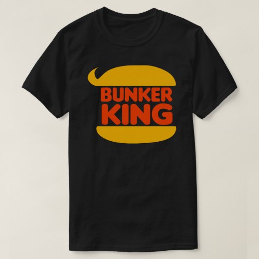Bunker King Funny Anti-Trump Design of Bunker Boy T-shirt (Design voorkant)