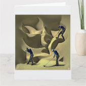 Bunker Trouble - Big Golf Card Bedankkaart (Voorkant)