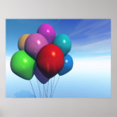 Bunkerafdrukken van ballonnen poster (Voorkant)