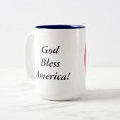 Bunkerbusters zijn voor slangen. tweekleurige koffiemok (Voorkant links)