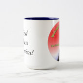 Bunkerbusters zijn voor slangen. tweekleurige koffiemok (Center)