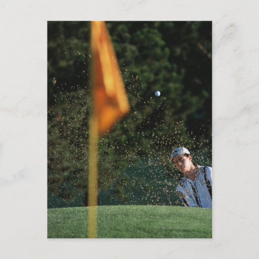 Bunkerschot (Golf) Briefkaart (Voorkant)