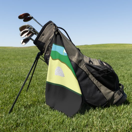 BUNKERVAL GOLFHANDDOEK (Groen)